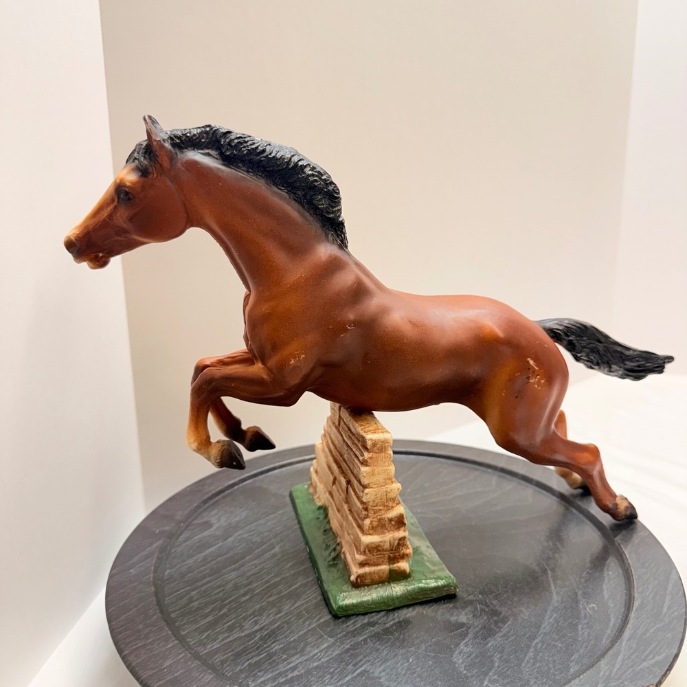 VTG 70's Breyer #300 Stonewall Jumping‎ Horse Bay Traditional Model USA retired